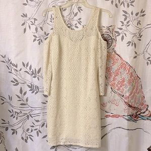 Rhapsody Off Shoulders Mini Dress